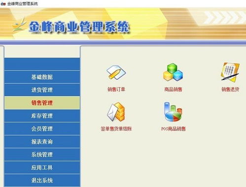 金峰商業(yè)管理系統(tǒng) 驅(qū)動(dòng)現(xiàn)代企業(yè)高效運(yùn)營(yíng)的軟件解決方案